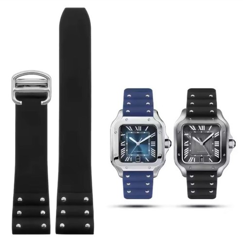 21mm silicone rubber strap - 21mm,