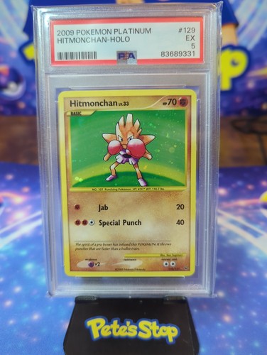 Psa hitmonchan holo 129 - psa, 5
