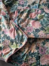 Marks&Spencer Floral Cotton Duvet Set with A Pink Piped Edge Super King Size