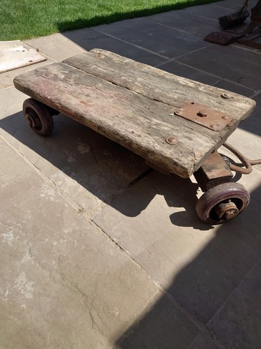 Antique wooden cart lovely - antique,