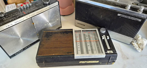 Vintage transistor radios - transistor,