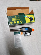 Green Haven Blow Torch for Cooking Adjustable Flame One-Handed Torch Attachment