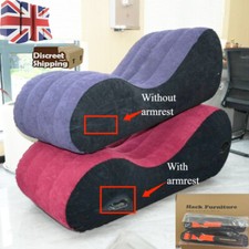 Inflatable Sofa Sex Pillow Love Position Chair Cuffs Adult Cushion for Couples