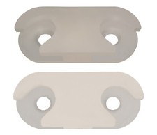 2x Cerniera compatibile rinforzata in nylon per IKEA BISSA HEMNES GREVBÄCK STALL