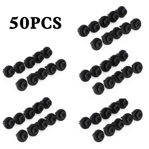 50x 6mm fairing clip - clip, screw