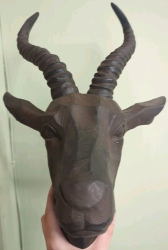 Hand carved wooden - wooden, antelope