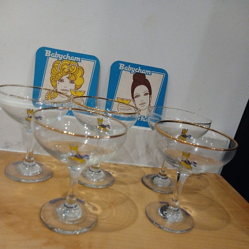 Vintage babysham glasses - vintage,