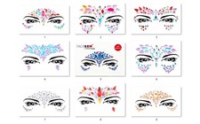 9 PCS Face Gems Adhesive