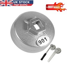 65mm 14 Flutes Oil Filter Cap Wrench Cup Socket Remover Tool Durable 901 UK