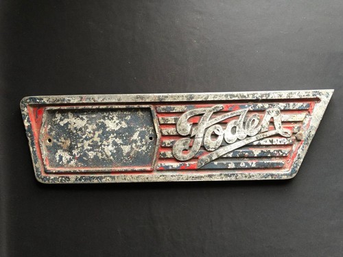 Foden badge plate truck - badge, lorry