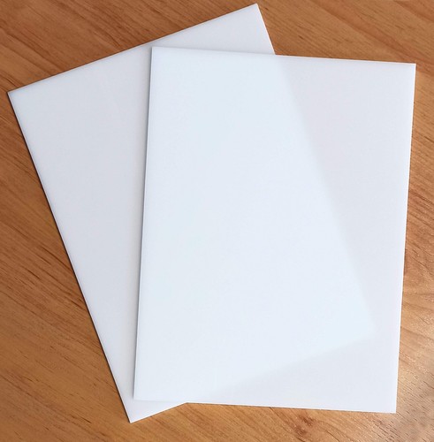 White opal acrylic perspex - white,