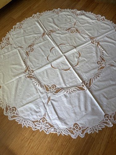 Vintage tablecloth 177cm - vintage,