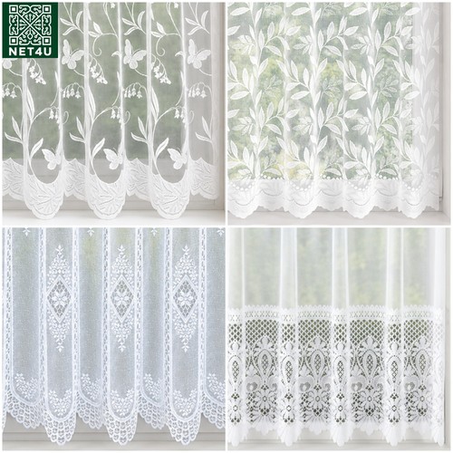 White lace net - lace, curtains