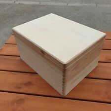 LARGE PLAIN WOOD WOODEN BOX 40