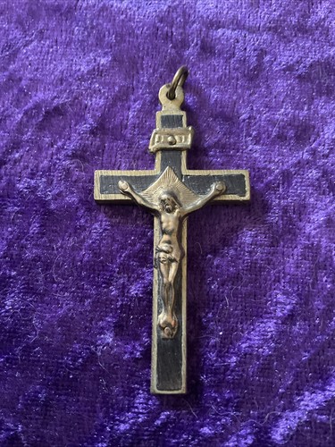 Antique vintage crucifix - vintage,
