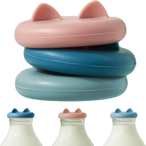 Milk bottle tops one - bottle,