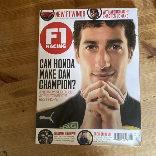 Racing magazine august 2018 - f1,