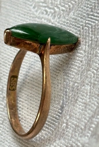 Vintage mcm jade - kt, (585)