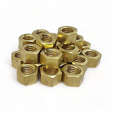 Brass Exhaust Manifold Nuts - Metric Pitch High Temp Inlet M8 M10 & UNF UNC