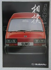 Subaru SUMO Microvan Brochure