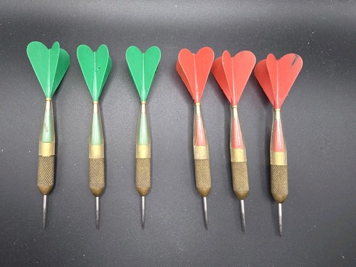 Vintage dorwin brass darts set - vintage,