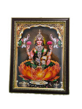 Lakshmi Devi synthetic digital photo frame (12 * 9 inches)
