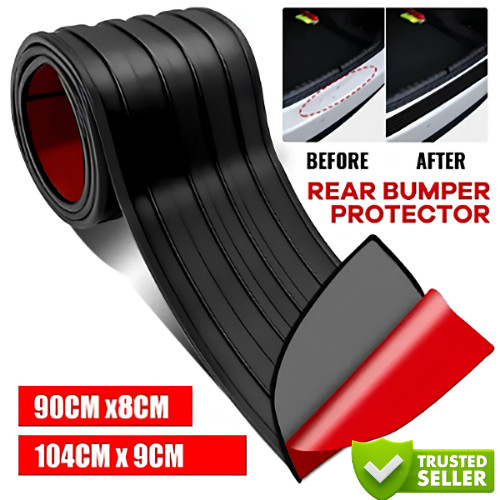 Car rear boot bumper - rear, sill