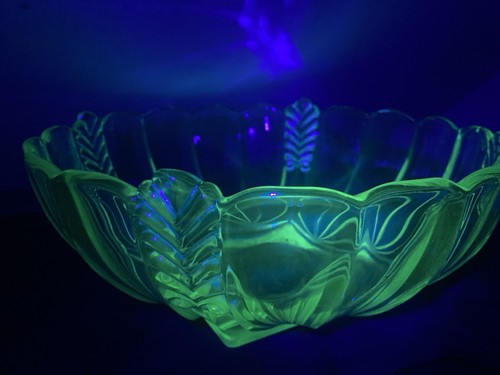 Vintage uranium art deco green - vintage,