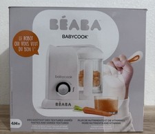 BEABA Babycook Solo 4-in-1 Baby Food Maker Steamer Blender, White