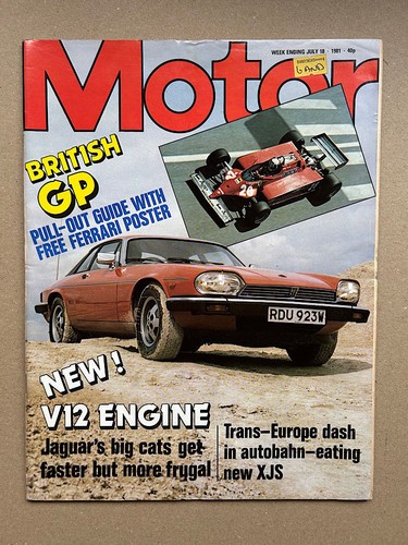 Jaguar xjs motor magazine - jaguar, xjs-he