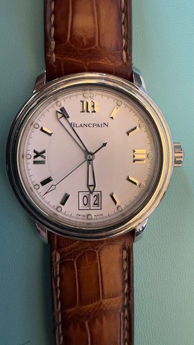 Blancpain léman big date 38mm - blancpain,
