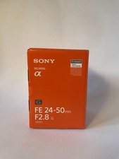 Sony FE 24-50mm f2.8 G Lens +