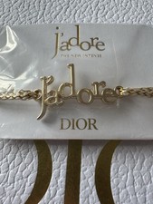 Dior "J'adore" gold metal