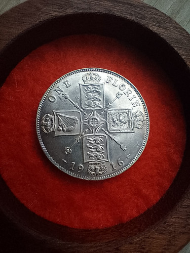 1916 george silver florin - v,
