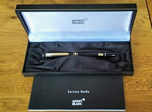Montblanc fountain pen gold - montblanc,