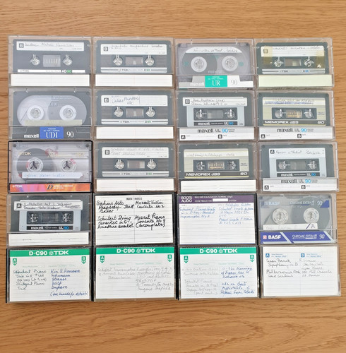 Used cassette tapes - 20,