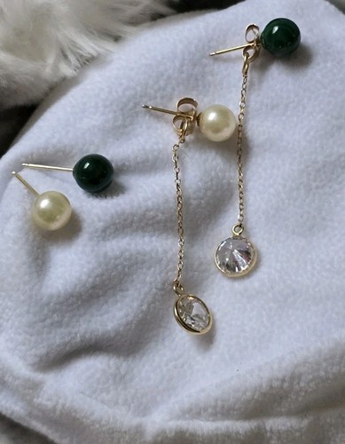 Diamonique qvc 14k yellow - 14k, gold