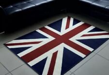 TRADITIONAL UNION JACK FLAG RUG, MEDIUM- LARGE RED WHITE BLUE