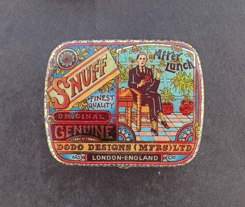 Vintage after lunch snuff - "after, lunch"
