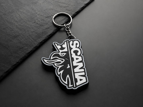 Scania printed keychain - scania,