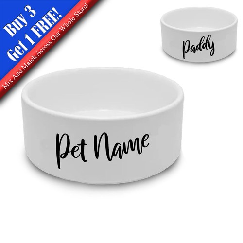 Personalised dog bowl with - personalised,