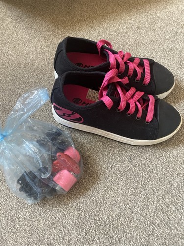 Black and pink heely - black, roller