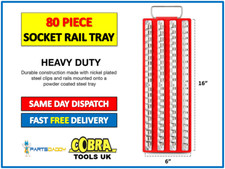 80pc Socket Rail Tray Holder