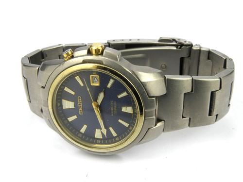 Mens seiko kinetic titanium - seiko,