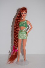 Barbie Midge Jewel hair mermaid 1995 red rare star sea long gold christie