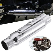 12" Motorcycle Exhaust Pipe Muffler Universal Parts For Racer Bobber Chopper