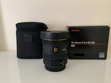 Sigma 10-20mm Lens f/3.5 EX