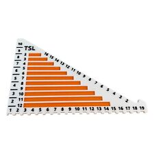 Clamp block measuring gauge