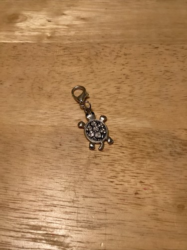 Turtle charm silver coloured - charm,