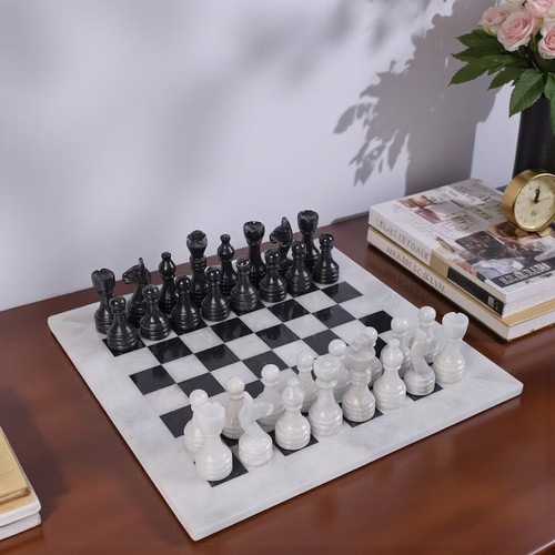 Marble chess set inches - marble,